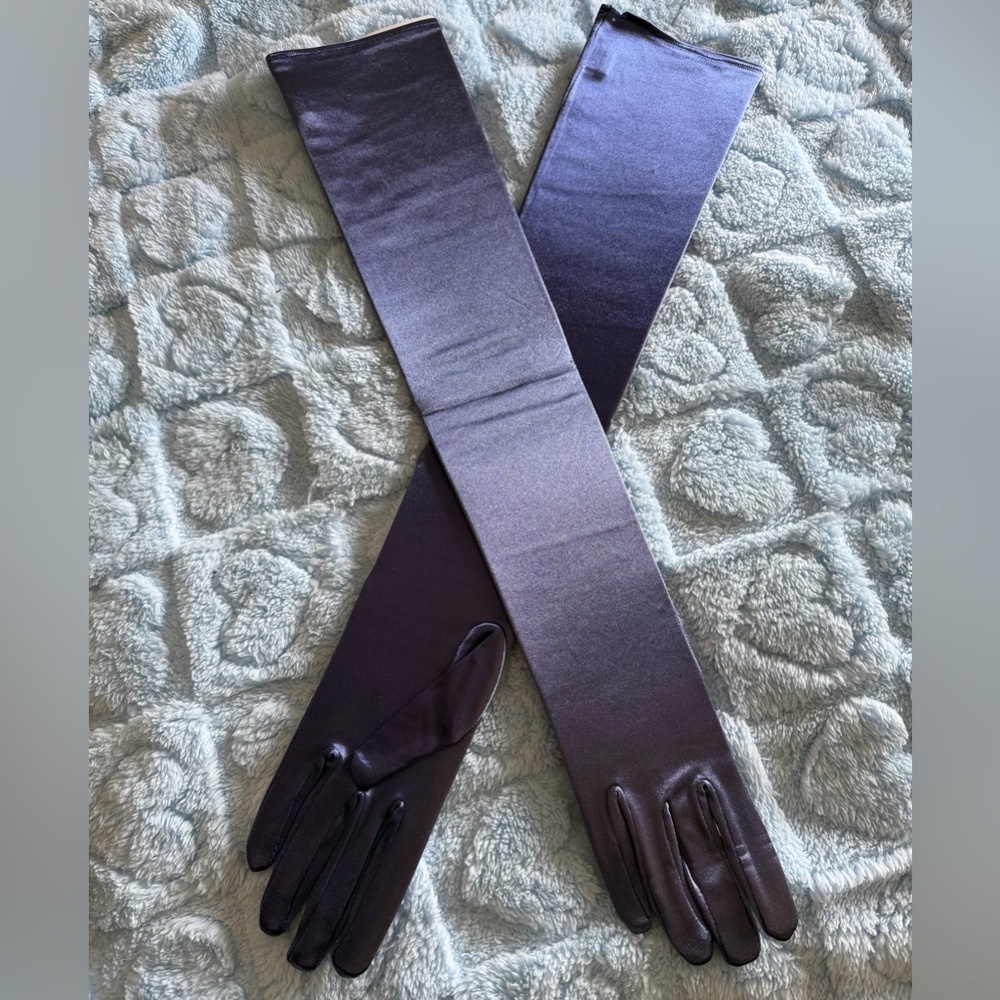 Long Satin Gloves